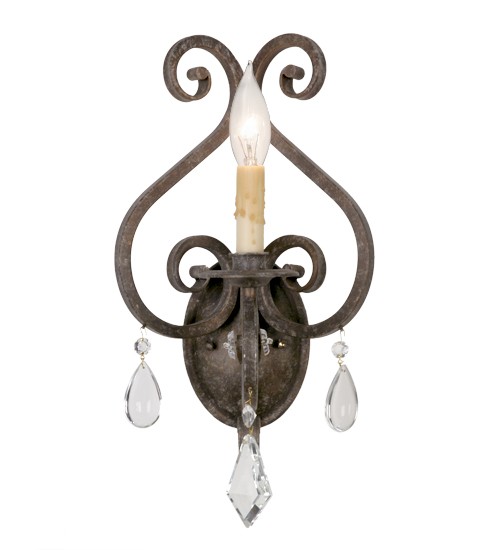 10" Wide Gia 1 Light Wall Sconce | 115796