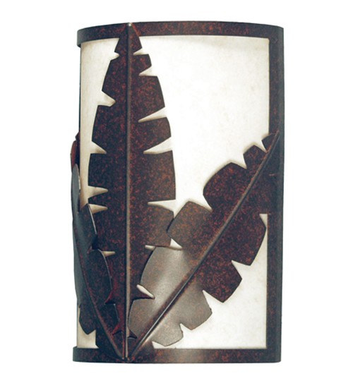 8" Wide Tiki Wall Sconce | 116200