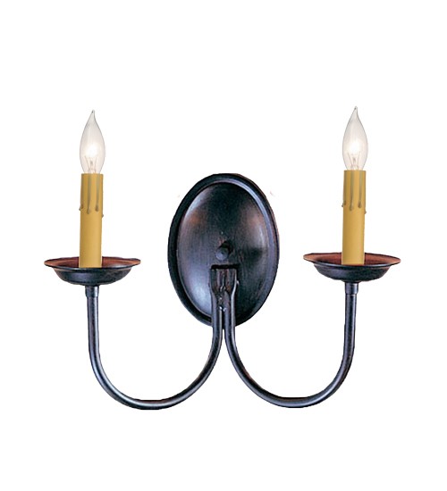 15" Wide Classic 2 Light Wall Sconce | 118552
