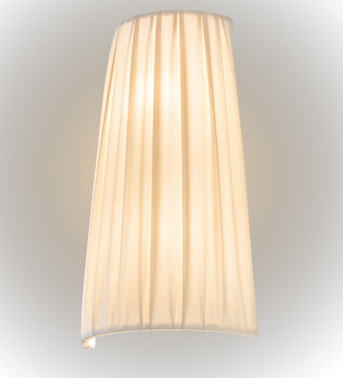 9" Wide Channell Tapered & Pleated Wall Sconce | 119129