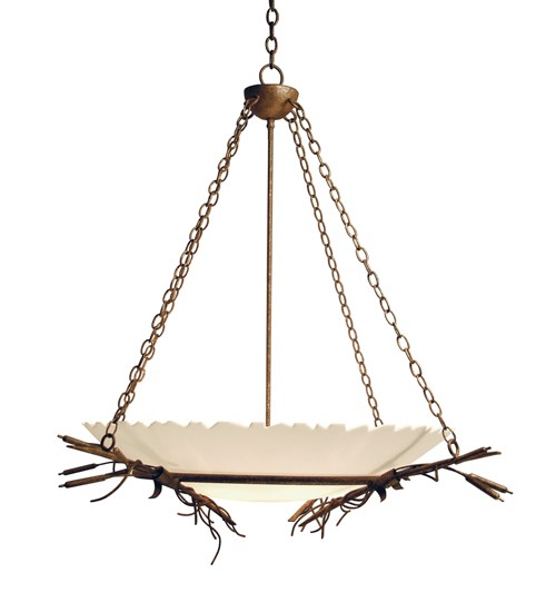 48" Wide Cattail Inverted Pendant | 120157