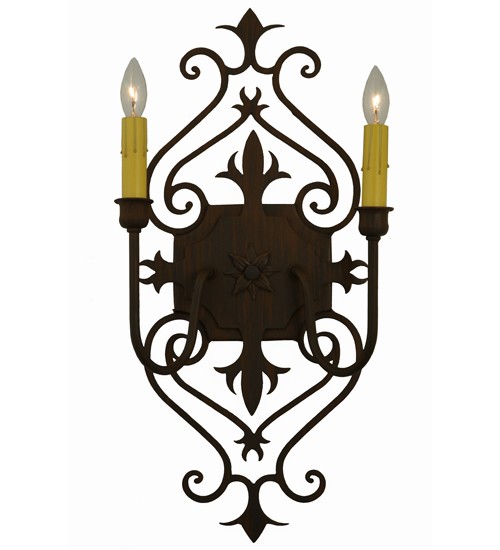 11" Wide Louisa 2 Light Wall Sconce | 120200