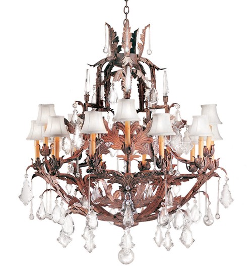 36" Wide French Baroque 16 Light Chandelier | 120330