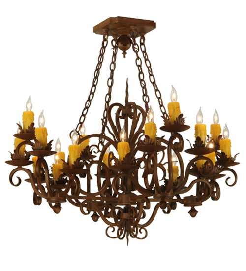 38" Square Kimberly 20 Light Chandelier | 130490