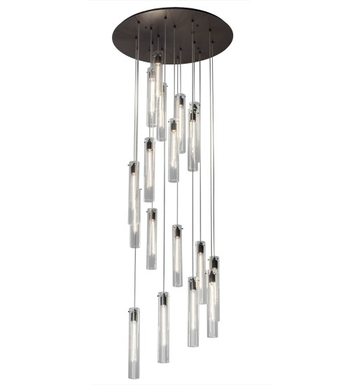 36" Wide Cilindro 18 Light Cascading Pendant | 166925