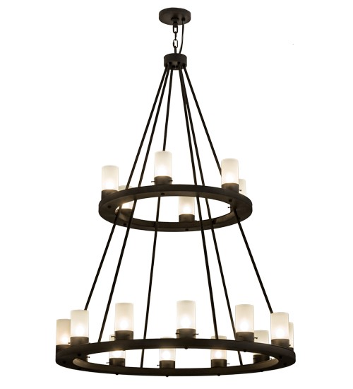 42"W Loxley 18 LT Two Tier Chandelier | 174738