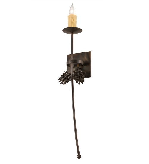 6"W Bechar Pine Cone Wall Sconce | 176186