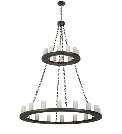 60"W Loxley 28 LT Two Tier Chandelier | 187925