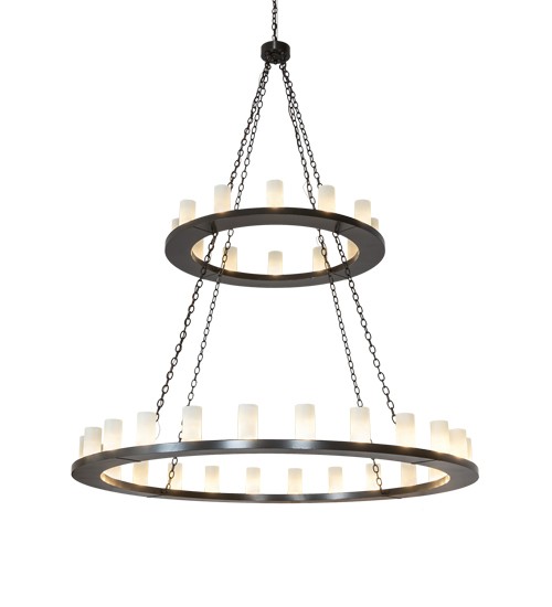 72" Wide Loxley 36 Light Two Tier Chandelier | 190595
