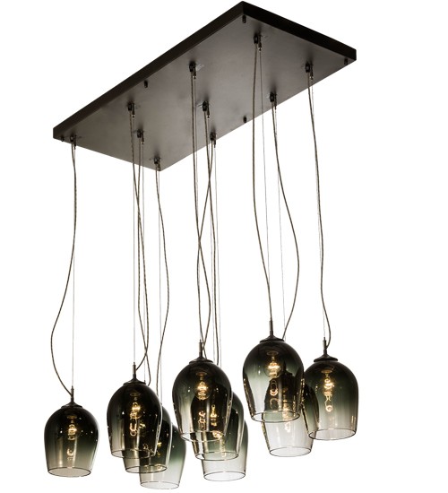 44" Wide Conglomerate 10 Light Pendant | 194972