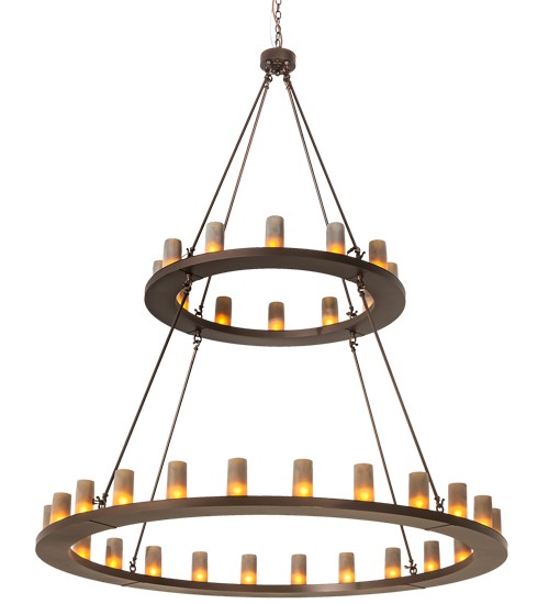 72" Wide Loxley 36 Light Two Tier Chandelier | 195244