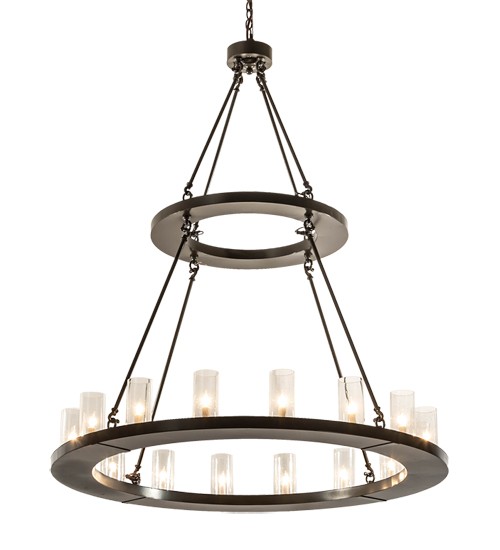 48" Wide Loxley 16 Light Two Tier Chandelier | 202214