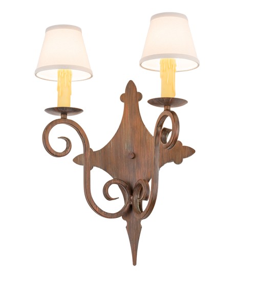 15" Wide Angelique 2 Light Wall Sconce | 202222