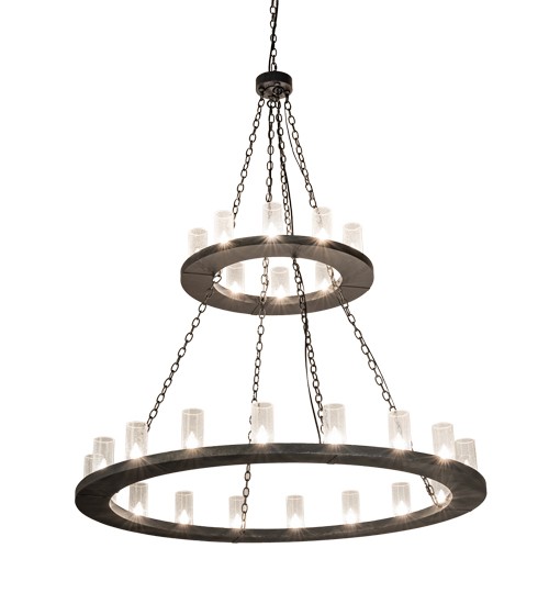 60" Wide Loxley 28 Light Two Tier Chandelier | 202739