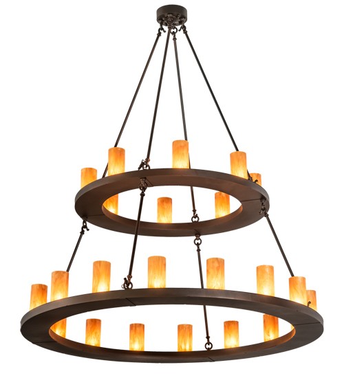 54" Wide Loxley 24 Light Two Tier Chandelier | 210577