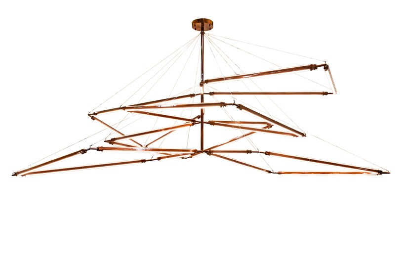 216" Wide Isotope Chandelier | 210950