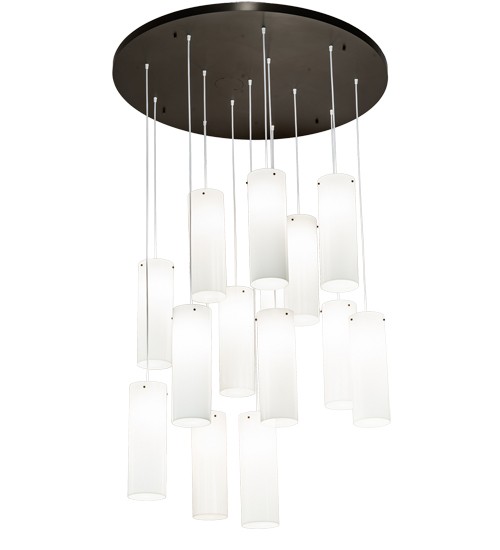 48" Wide Cilindro 12 Light Cascading Pendant | 214836