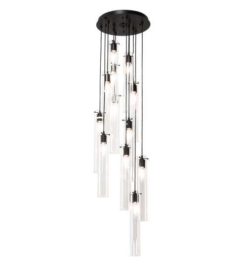 16" Wide Cilindro 12 Light Cascading Pendant | 220696