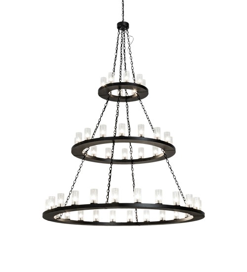 72" Wide Loxley 48 Light Three Tier Chandelier | 221385