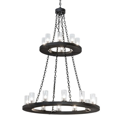 42" Wide Loxley 20 Light Two Tier Chandelier | 221404