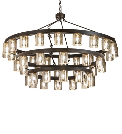 70" Wide Loxley Horizon Ring 44 Light Three Tier Chandelier.. | 231475