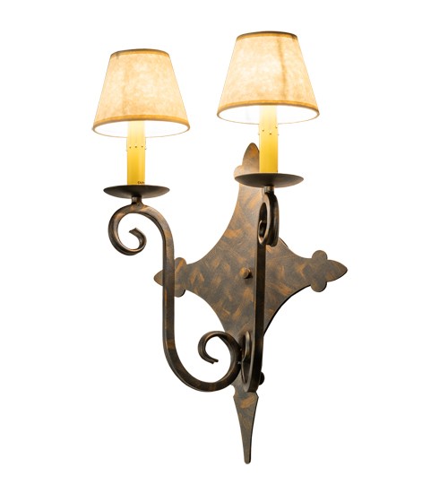 14" Wide Angelique 2 Light Wall Sconce | 237715