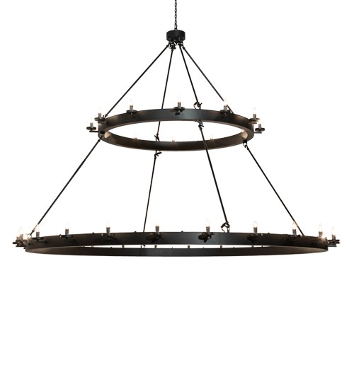 96" Wide Loxley 36 Light Two Tier Chandelier | 237743