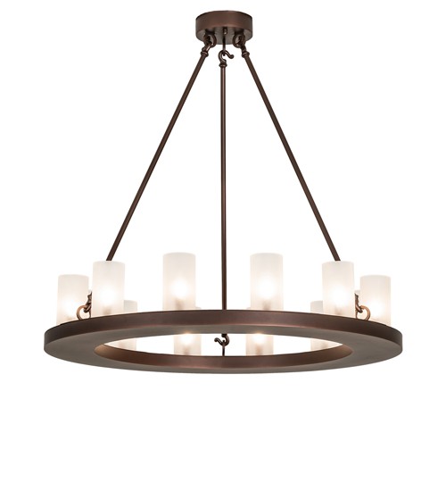 36" Wide Loxley 12 Light Chandelier | 247663