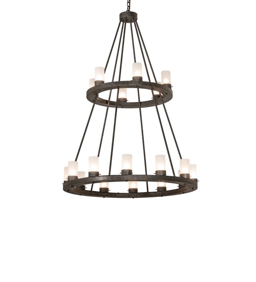 42" Wide Loxley 18 Light Two Tier Chandelier | 247855