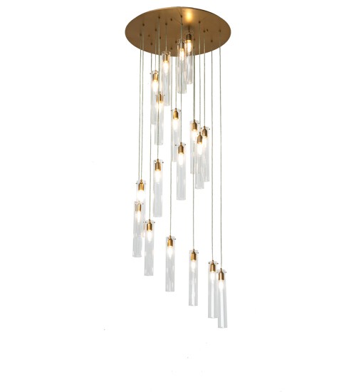 36" Wide Cilindro 18 Light Cascading Pendant | 248697