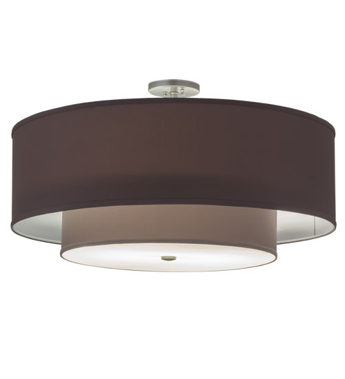 30" Wide Cilindro Textrene Two Tier Pendant | 250714