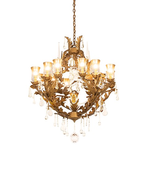 30" Wide French Baroque 13 Light Chandelier | 251904