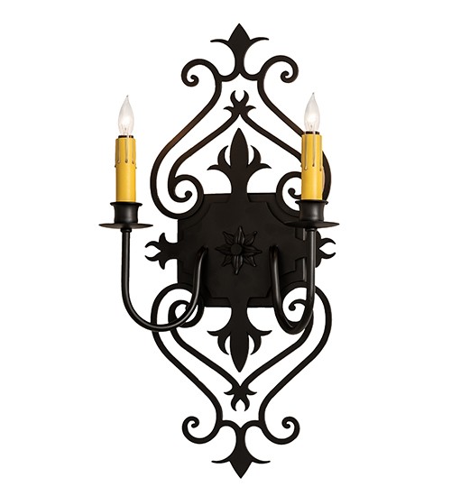 11" Wide Louisa 2 Light Wall Sconce | 253607