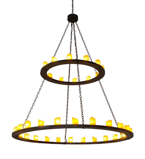 72"W Loxley 36 LT Two Tier Chandelier | 29222