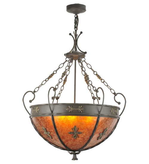 26" Wide Old London Inverted Pendant | 81896