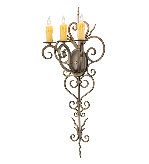 14" Wide Kenna 3 Light Wall Sconce | 255151