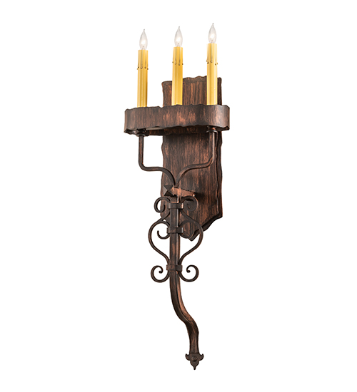 10" Wide Ahriman 3 Light Wall Sconce | 255153