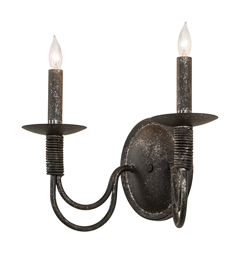 14" Wide Bell 2 Light Wall Sconce | 258619