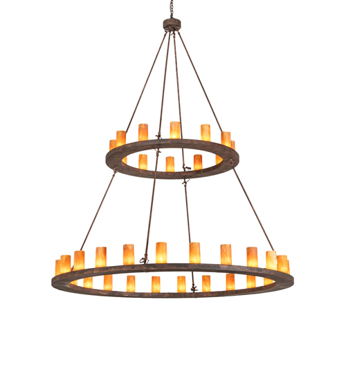 72" Wide Loxley 36 Light Two Tier Chandelier | 259407