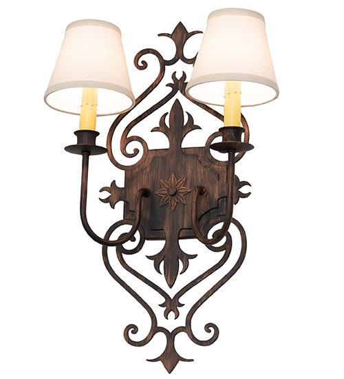 13" Wide Louisa 2 Light Wall Sconce | 259504