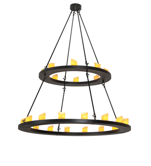 54" Wide Loxley 24 Light Two Tier Chandelier | 260814