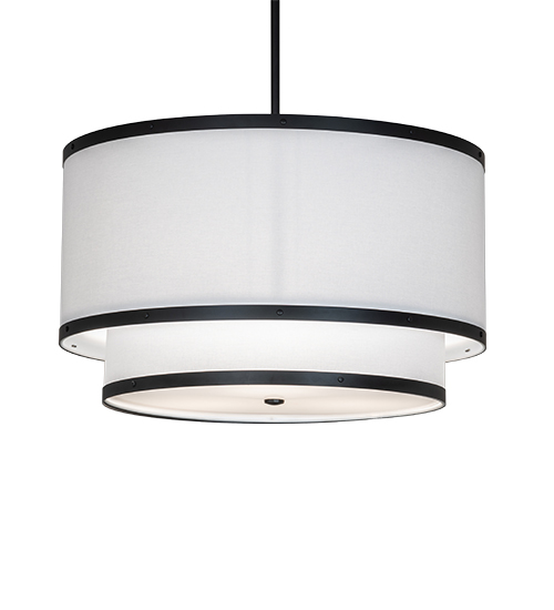 30" Wide Cilindro Two Tier Textrene Pendant | 264718