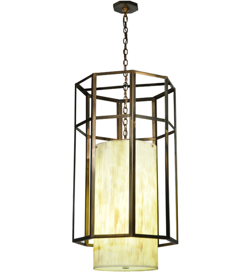 23" Wide Cilindro Caged Pendant | 126612