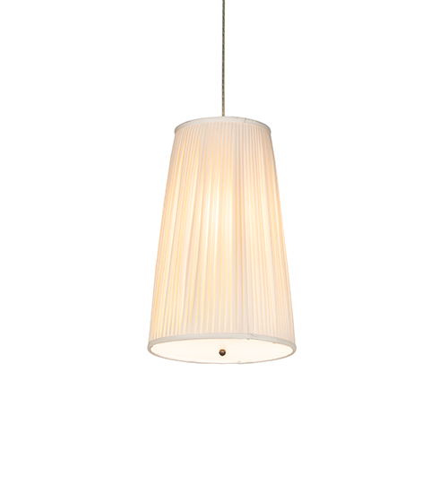 15" Wide Channell Tapered & Pleated Pendant | 268501