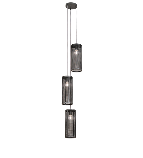 12" Wide Cilindro Cage Cascading Pendant | 212780