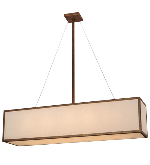 52"L Quadrato Linear Oblong Pendant | 167484