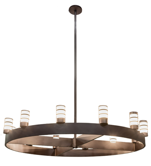 94"W Molle Cilindro 12 LT Chandelier | 173951