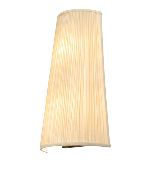 9" Wide Channell Tapered & Pleated Wall Sconce | 268612