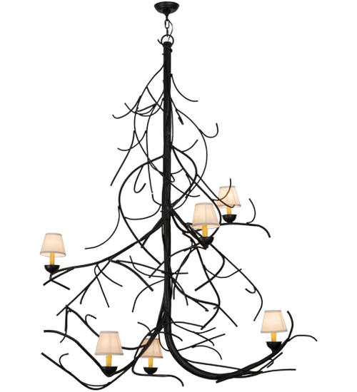 50"W Winter Solstice Empire 6 LT Chandelier | 150694