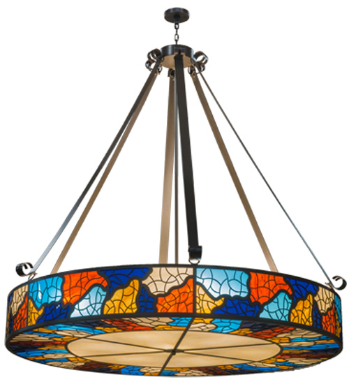 77"W Mosaico Inverted Pendant | 161807